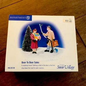 Department 56, Door to Door Sales, snow Village
